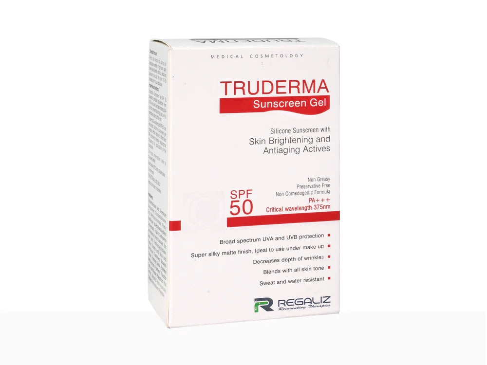 Truderma Sunscreen Gel SPF50+, 50gm