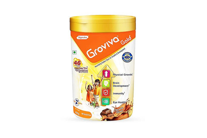 Groviva Gold - Chocolate Flavour, 400gm - 1strips.com
