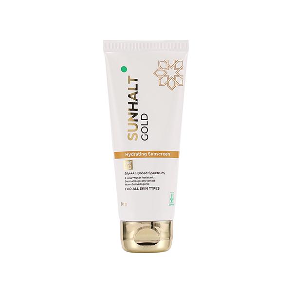 SUNHALT GOLD SPF 50 PA+++ HYDRATING Sunscreen 60g - 1strips.com